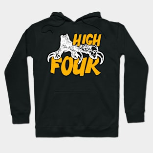 Parrot High Four Loves Birdwatcher Parrot Lover Hoodie